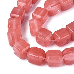 Cherry Quartz Glass Beads Strands&nbsp;G-Q608-10N