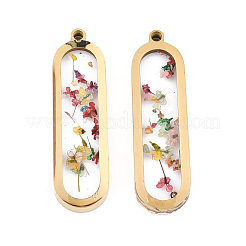 304 Stainless Steel Epoxy Resin Pendants&nbsp;STAS-T072-33