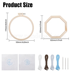 DIY Dandelion Pattern Embroidery Making Kit&nbsp;DIY-WH0349-154