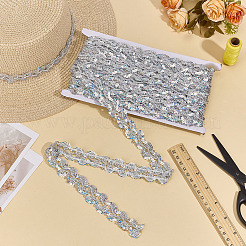 Metallic Braided Lace Trim&nbsp;OCOR-WH0101-162A