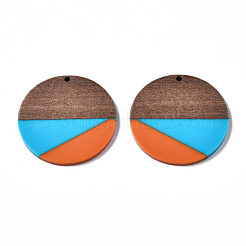 Resin & Walnut Wood Pendants&nbsp;RESI-S389-065A