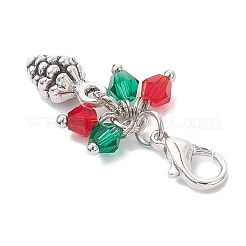 Glass Pendant Decoration&nbsp;HJEW-JM04227