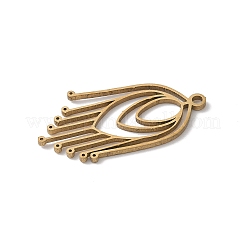 201 Stainless Steel Filigree Pendants&nbsp;LS-STAS-K298-05G