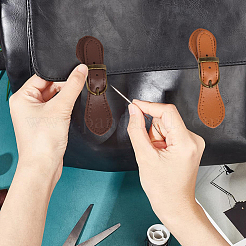 4Pcs 2 Colors Leather Toggle Buckles&nbsp;FIND-CL0001-85