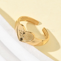 304 Stainless Steel Cuff Rings&nbsp;RJEW-P150-16G