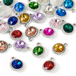 24Pcs 12 Colors K5 Glass Pendants&nbsp;FIND-TA0007-92P