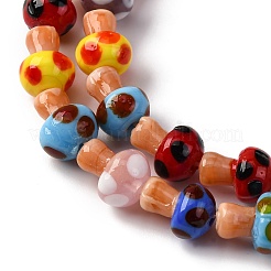 Handmade Evil Eye Lampwork Beads Strands&nbsp;LAMP-S069-01A-07