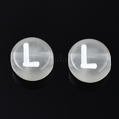 Luminous Transparent Clear Acrylic Beads&nbsp;LACR-N001-52