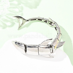 304 Stainless Steel Link Chain Bracelets for Women Men&nbsp;BJEW-P386-08P