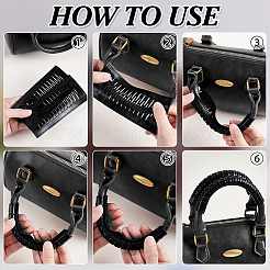 Leather Bag Handle Pads&nbsp;FIND-WH0139-766