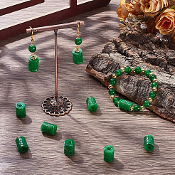 10Pcs Natural Myanmar Jade Beads&nbsp;G-SP0001-50