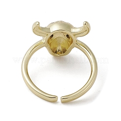 Brass Adjustable Rings&nbsp;RJEW-K257-88B-G