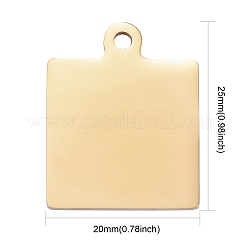 304 Stainless Steel Pendants&nbsp;STAS-I140-23B-G