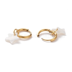 PVD Vacuum Plating 304 Stainless Steel Huggie Hoop Earrings&nbsp;EJEW-JE04403-01