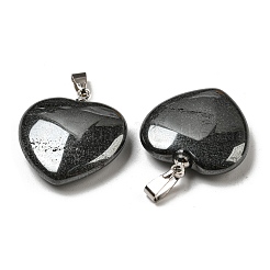 Synthetic Non-magnetic Hematite Pendants&nbsp;G-G956-B70-FF