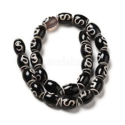 Tibetan Style dZi Beads Strands&nbsp;G-F726-A08