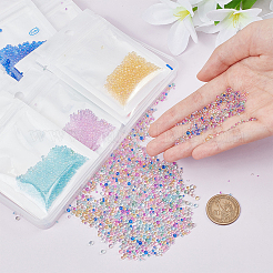 12 Bags 12 Colors Glass Beads&nbsp;GLAA-PH0002-53