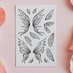 Custom Summer Theme PVC Plastic Clear Stamps&nbsp;DIY-WH0631-0240
