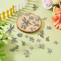 48Pcs 12 Style Tibetan Style Alloy Pendants&nbsp;FIND-TA0002-91
