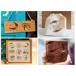 Self-Adhesive Silk Screen Printing Stencil&nbsp;X1-DIY-WH0338-009