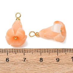 Dyed Synthetic Coral Pendants&nbsp;GG-CBAC295-02G-02
