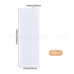 30Pcs Cotton Aida Cloth Bookmarks for Cross Stitch Making&nbsp;AJEW-GL0002-99B