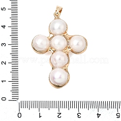 Natural Freshwater Pearl Pendants&nbsp;PA-CBA260E-02G