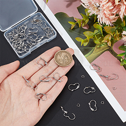 40Pcs 304 Stainless Steel Leverback Earring Findings&nbsp;STAS-UN0052-48