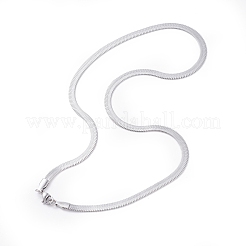 Non-Tarnish 304 Stainless Steel Snake Chains Necklaces&nbsp;NJEW-O058-29P