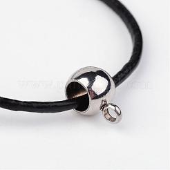 Cowhide Leather Cord Necklace Making&nbsp;NJEW-JN01692