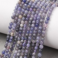 Natural Tanzanite Beads Strands&nbsp;G-H358-A08-3mm-01