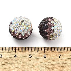 Gradient Color Design Polymer Clay Rhinestone Beads&nbsp;LS-CLAY-NH0001-03C