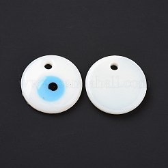 Handmade Lampwork Evil Eye Pendants&nbsp;X-LAMP-E106-02A-01