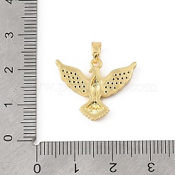 Brass & Rhinestone Pendants&nbsp;RB-CBA4B36-03G
