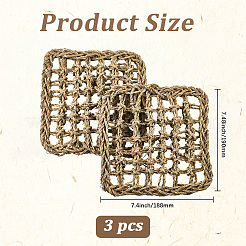 Straw Pet Mat&nbsp;AJEW-WH20060-14B