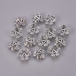 Tibetan Style Alloy Bead Caps&nbsp;X-EA483Y-NF