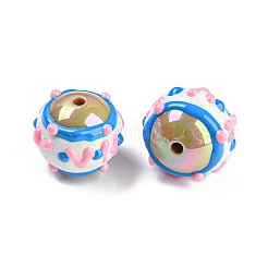 Hand Painted Acrylic with Enamel Beads&nbsp;MACR-K354-36