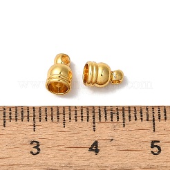 Rack Plating Brass Cord Ends&nbsp;KK-S375-09G