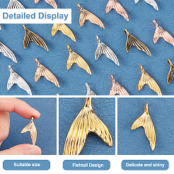 80pcs 4 Colors Zinc Alloy Pendants&nbsp;FIND-AR0002-85
