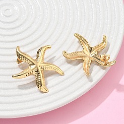 Starfish 201 Stainless Steel Stud Earrings&nbsp;EJEW-D354-04G