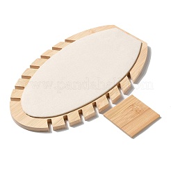 Wood with Velvet Necklace Organizer Display Stands&nbsp;NDIS-Q028-01