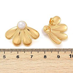 304 Stainless Steel ABS Plastic Pearl Stud Earrings&nbsp;LS-STAS-D368-01D-G