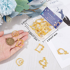 20pcs 4 styles Alloy Enamel Settings&nbsp;FIND-SC0004-83