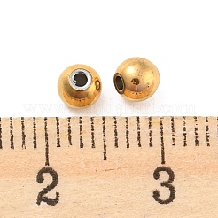 Ion Plating(IP) 304 Stainless Steel Spacer Beads&nbsp;STAS-L187-4mm-09G