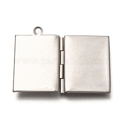 Non-Tarnish 316 Stainless Steel Locket Pendants&nbsp;LS-STAS-P267-01P