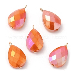 Imitation Jade Glass Pendants&nbsp;KK-Q777-02G