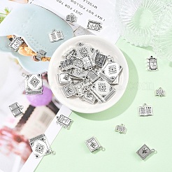 50Pcs 5 Styles Tibetan Style Alloy Pendants&nbsp;FIND-YW0011-41