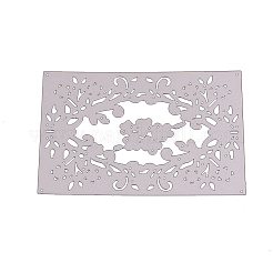 Rectangle with Flower Frame Carbon Steel Cutting Dies Stencils&nbsp;LS-DIY-F028-33