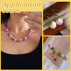2 Strands Natural White Jade Beads Strands&nbsp;G-ME0001-19