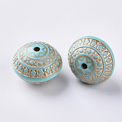 Plating Acrylic Beads&nbsp;OACR-S029-098